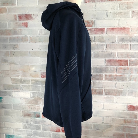 Adidas Climawarm Michigan Wolverine Zip up Sweater - Picture 5 of 7